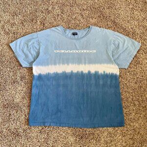 Vintage Tie Dye Telluride T-Shirt Blue XL Winter Ski Snowboard Retro Sportswear
